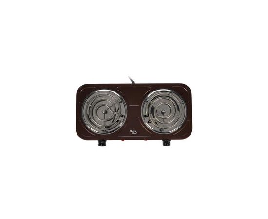  Электрическая плитка Centek CT-1509 (Siberia) 2 конфорки ТЭН 140мм, 2000Вт, индикатор работы 