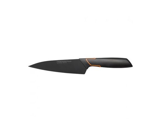  Нож кухонный Fiskars Edge (1003095) стальной разделочный лезв.150мм прямая заточка черный/оранжевый 