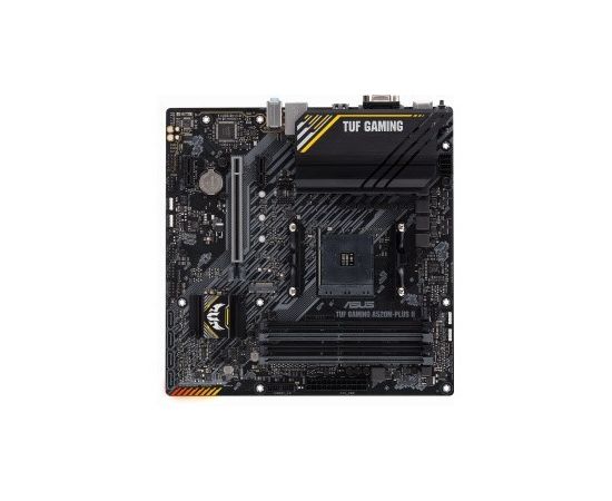 MB sAM4 ASUS TUF GAMING A520M-PLUS II AMD A520, 4xDDR4-3200 МГц, 1xPCI-Ex16, 1xM.2, Micro-ATX 