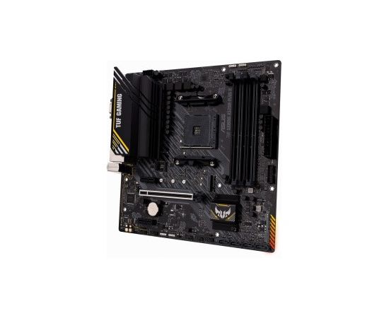  MB sAM4 ASUS TUF GAMING A520M-PLUS II AMD A520, 4xDDR4-3200 МГц, 1xPCI-Ex16, 1xM.2, Micro-ATX 