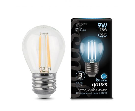  Лампочка Gauss 102802110 Filament A60 E27 