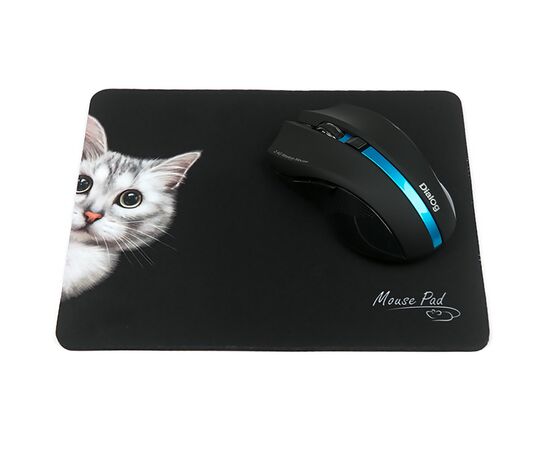  Коврик для компьютерной мыши Dialog PM-H15 Cat (black) 