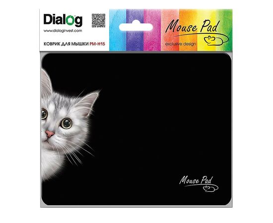  Коврик для компьютерной мыши Dialog PM-H15 Cat (black) 
