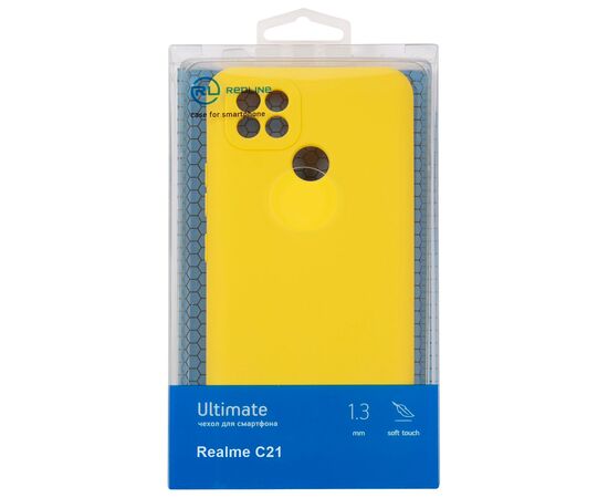  Защитный чехол Red Line Ultimate для Realme C21, желтый 