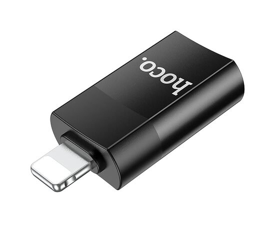  Адаптер Hoco OTG UA17 USB2.0 - Lightning (black) (213918) 
