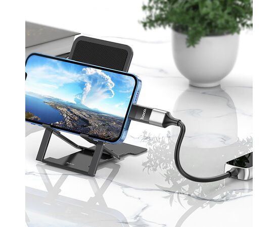  Адаптер Hoco OTG UA17 USB2.0 - Lightning (black) (213918) 