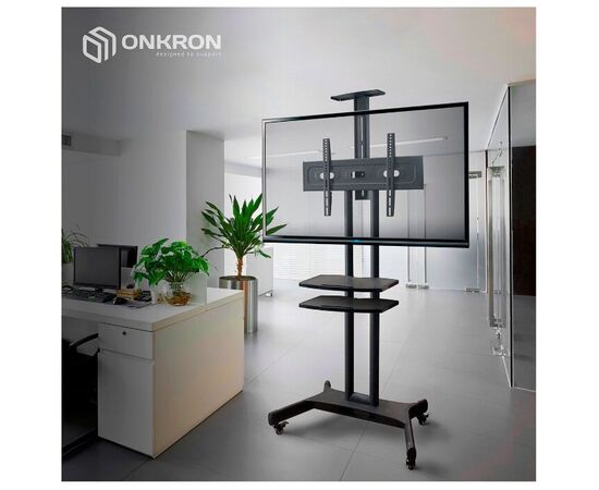  Мобильная стойка ONKRON на 1 ТВ / TS1552 BLACK 