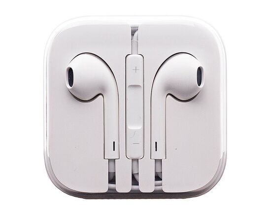  Проводные наушники с микрофоном вкладыши [Apple] EaePods MD827FE/A Jack 3,5 (Класс С) (white)(60136) 