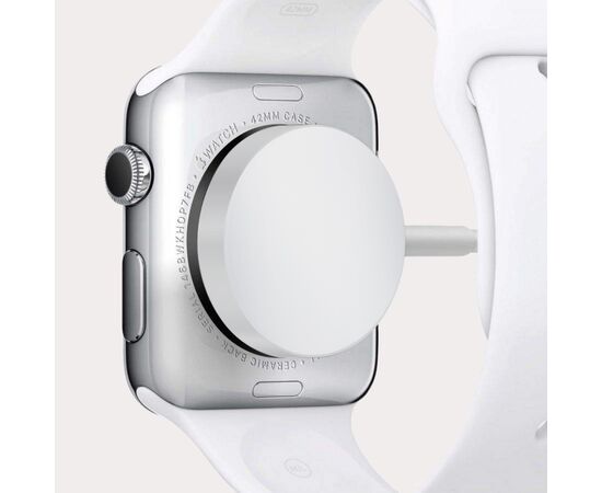  Беспроводное зарядное устройство Apple Watch Charger, 2.5Вт, белый, Deppa, 24022 
