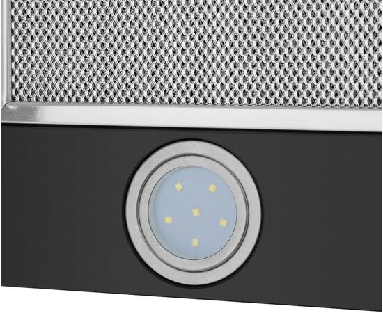  Вытяжка встраиваемая Maunfeld VS Light 50 черный упр. кулисные переключатели (1 мотор) 