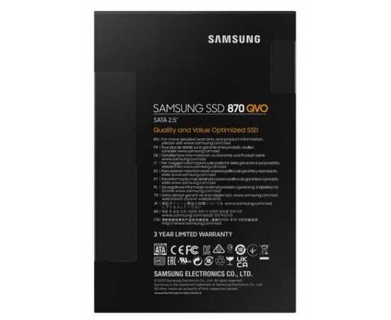  SSD Samsung SATA III 2Tb MZ-77Q2T0BW 870 QVO 2.5" 