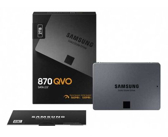  SSD Samsung SATA III 2Tb MZ-77Q2T0BW 870 QVO 2.5" 