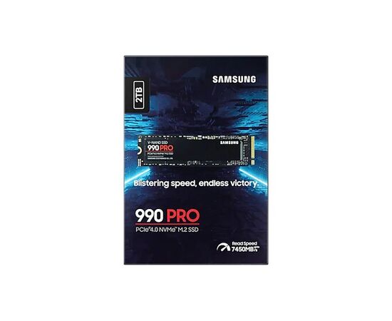  SSD Samsung 990 PRO MZ-V9P2T0BW 2TB, M.2(22x80mm), NVMe 2.0, PCIe 4.0 x4, V-NAND TLC, R/W 7450/6900MB/s 