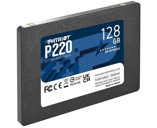  SSD Patriot P220 P220S128G25 SATA III 128Gb 2.5" 