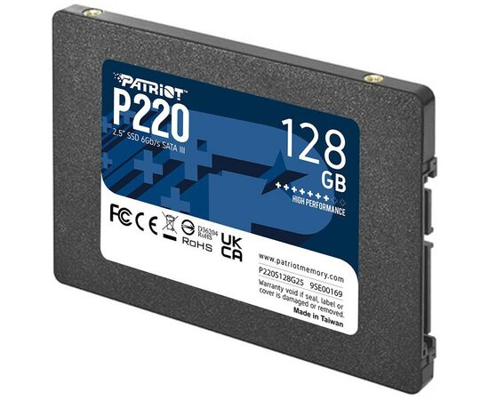  SSD Patriot P220 P220S128G25 SATA III 128Gb 2.5" 