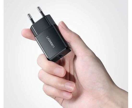  СЗУ UGREEN ED011 (50459) USB-A Wall Charger 1 порт черный 