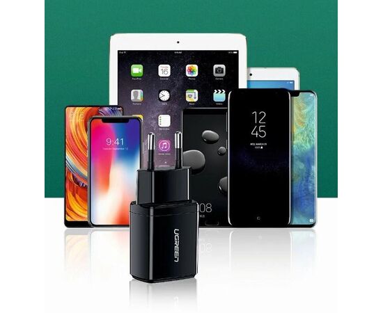  СЗУ UGREEN ED011 (50459) USB-A Wall Charger 1 порт черный 