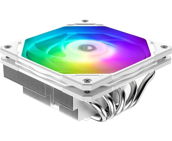  Вентилятор ID-COOLING IS-55 ARGB White 4-pin, 125W/PWM/LGA1700/1200/ 115x/AM4/AM5/Low profile/Screws 