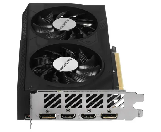  Видеокарта Gigabyte RTX4060 WindForce OC (GV-N4060WF2OC-8GD) 8GB GDDR6 128-bit DPx2 HDMIx2 2Fan RTL 