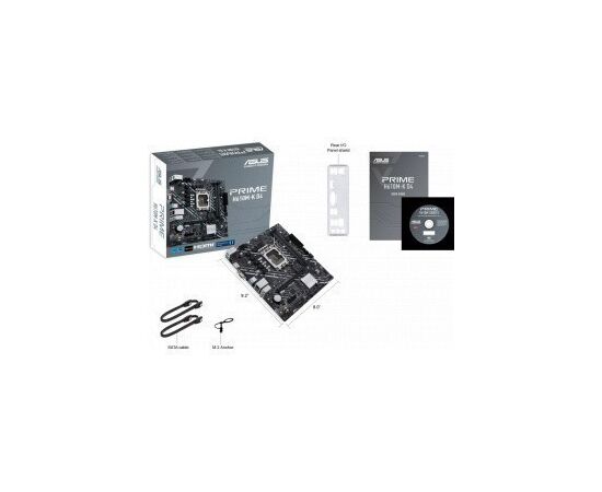  MB s1700 ASUS PRIME H610M-K D4 mATX 2xDDR4 PCIEx16 PCIEx1 M.2 HDMI VGA GLAN (90MB1A10-M0EAY0) 
