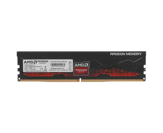  ОЗУ AMD Radeon R5S58G4800U1S 8GB DDR5 4800 Long DIMM Non-ECC, CL40 1.1V Heat Shield Retail 