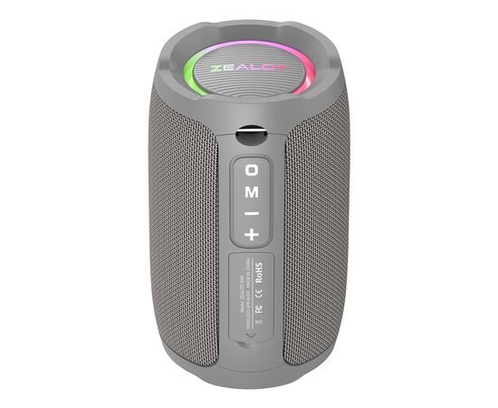  Колонка Zealot S49, Bluetooth 5.0, TWS (Gray) 