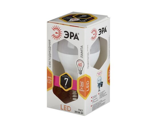  Лампочка Эра LED A60-7W-827-E27 (Б0029819) 