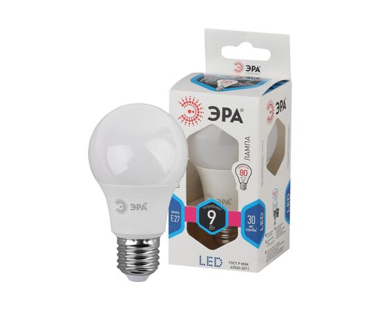  Лампочка Эра LED A60-9W-840-E27 (Б0032247) 