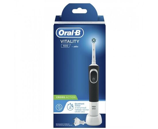  Электрическая зубная щетка Oral-B Braun Vitality D100.413.2 Cross Action Black 
