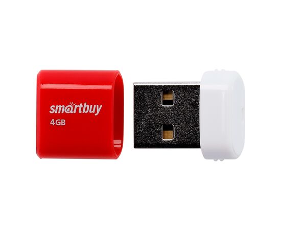  USB  4GB  Smart Buy  Lara  красный 