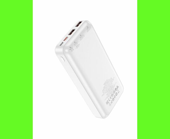  Аккумулятор внешний HOCO J101A, Astute, 20000mAh, QC3.0, PD3.0, цвет: белый (1/42) 