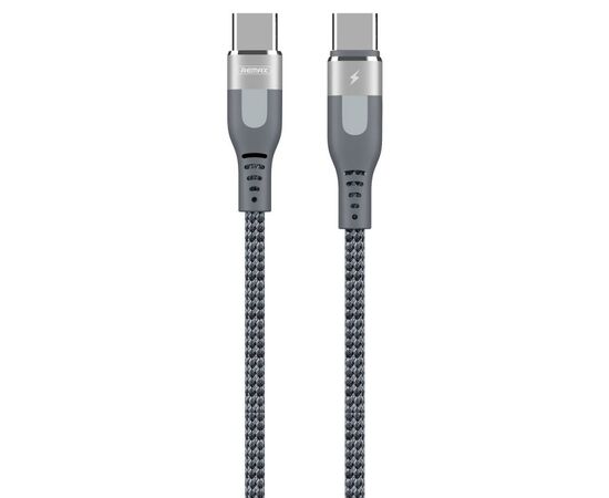  Кабель USB-C REMAX RC-151cc Super Type-C - Type-C, 4.5A, 1 м, серый 