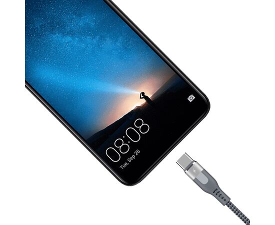  Кабель USB-C REMAX RC-151cc Super Type-C - Type-C, 4.5A, 1 м, серый 