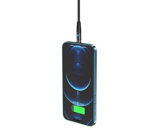  Кабель USB HOCO X60 Honorific USB - Lightning магнитный, 2А, 1 м, черный 