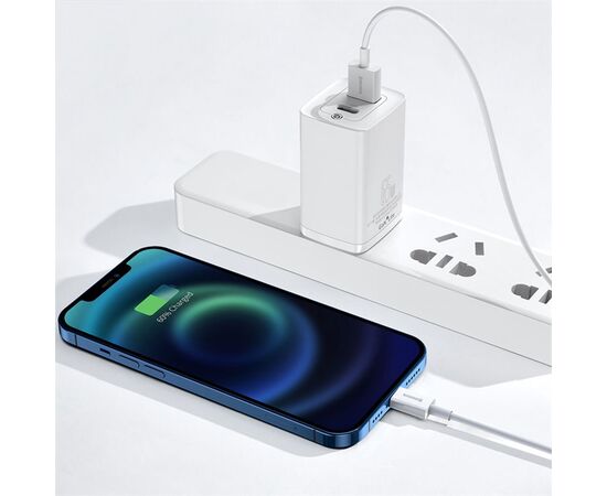  Кабель USB BASEUS Superior Series USB - Lightning, 2.4А, 12W, 25 см, белый 