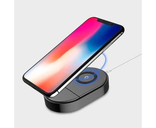  Беспроводное зарядное устройство TOTU CACW-02 Multifuction с Кабелем USB - Micro, черный 