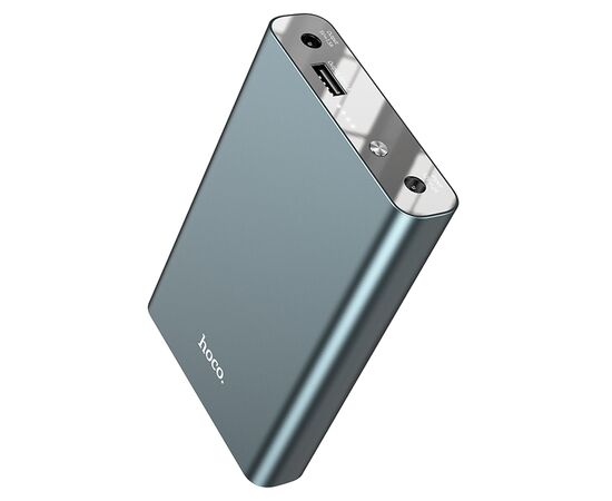  Портативный аккумулятор HOCO J97 UPS Multi function, 2.1A, 10000 мА⋅ч, серый металлик 