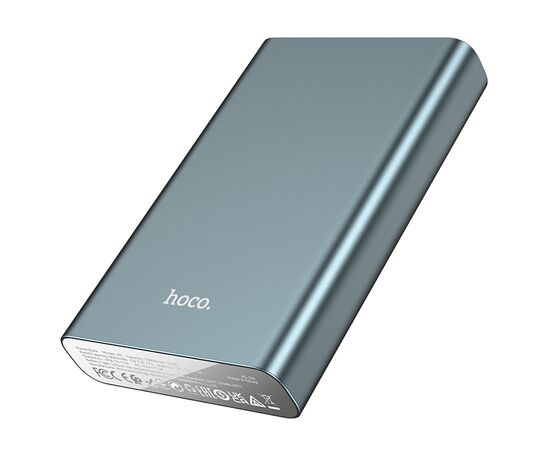  Портативный аккумулятор HOCO J97 UPS Multi function, 2.1A, 10000 мА⋅ч, серый металлик 