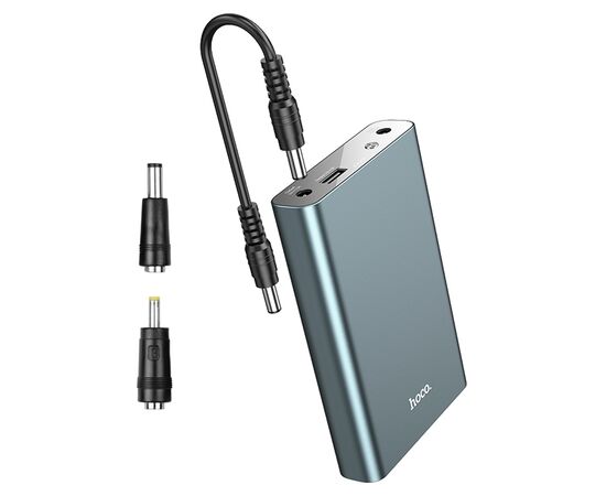  Портативный аккумулятор HOCO J97 UPS Multi function, 2.1A, 10000 мА⋅ч, серый металлик 