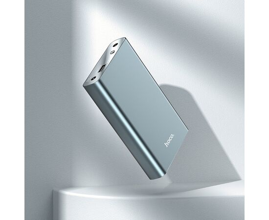  Портативный аккумулятор HOCO J97 UPS Multi function, 2.1A, 10000 мА⋅ч, серый металлик 