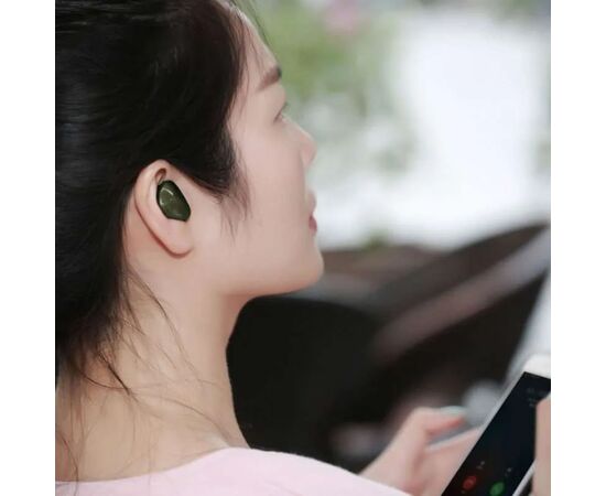  Беспроводная Bluetooth-Гарнитура REMAX RB-T21 Headset, Bluetooth, черно-зеленый 