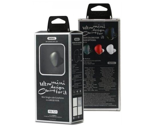  Беспроводная Bluetooth-Гарнитура REMAX RB-T21 Headset, Bluetooth, черно-зеленый 