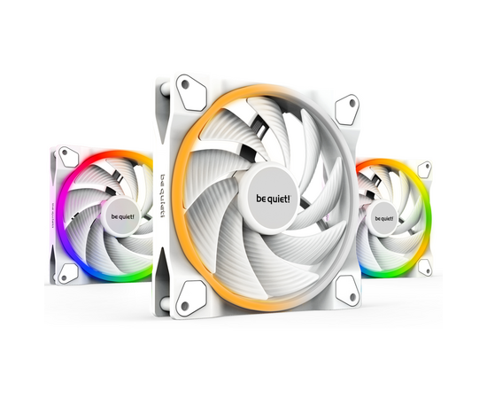  Комплект вентиляторов be quiet! Light Wings BL102 White 140mm PWM Triple Pack 