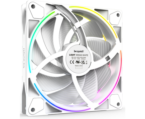  Комплект вентиляторов be quiet! Light Wings BL102 White 140mm PWM Triple Pack 
