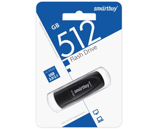  USB 3.1  512GB  Smart Buy  Scout  чёрный 