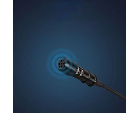  Микрофон JMARY MC-R6, петличный, Type-C, 1м, черный 