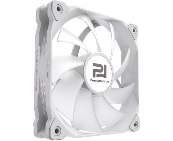  Вентилятор PentaWave PF-K12WAS PWM / ARGB / 120mm 4 pin Magnetic Hydraulic 500-1700rpm 76CFM 28.7dBA/ White 