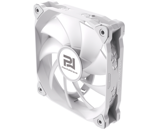  Вентилятор PentaWave PF-K12WAS PWM / ARGB / 120mm 4 pin Magnetic Hydraulic 500-1700rpm 76CFM 28.7dBA/ White 