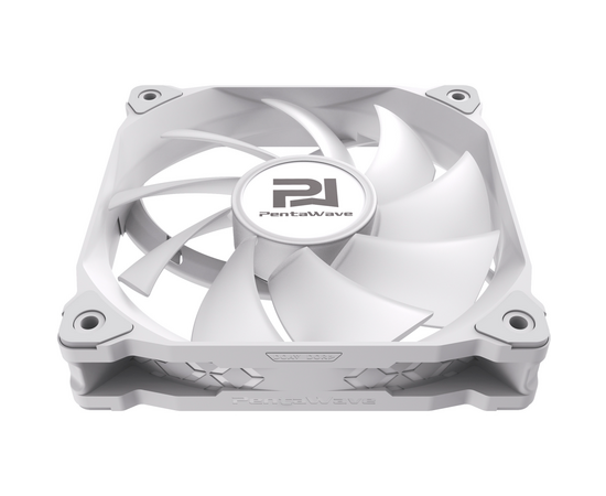  Вентилятор PentaWave PF-K12WAS PWM / ARGB / 120mm 4 pin Magnetic Hydraulic 500-1700rpm 76CFM 28.7dBA/ White 