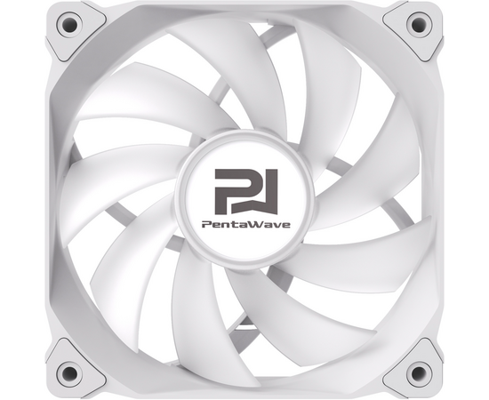  Вентилятор PentaWave PF-K12WAS PWM / ARGB / 120mm 4 pin Magnetic Hydraulic 500-1700rpm 76CFM 28.7dBA/ White 